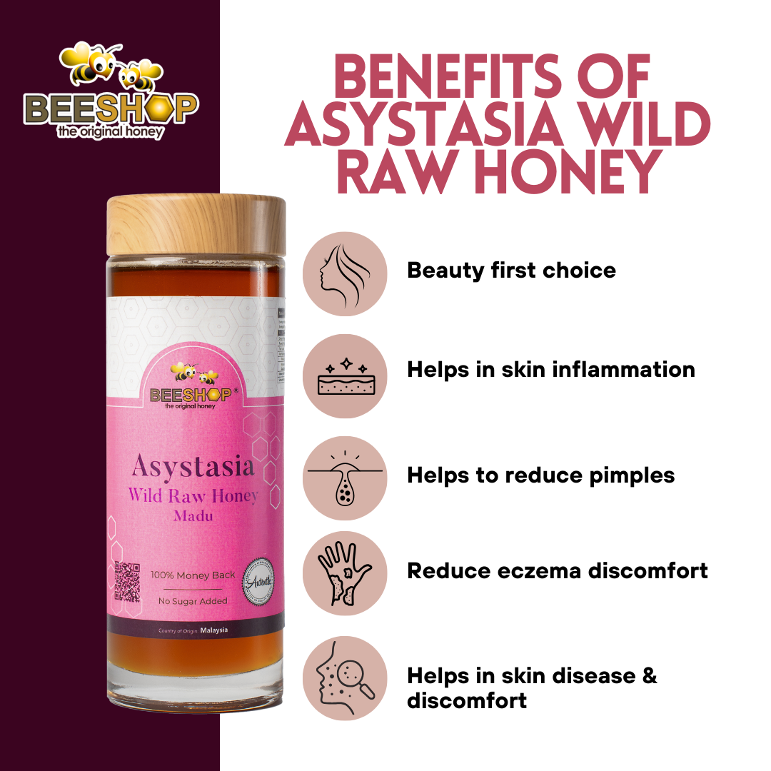 ASYSTASIA WILD RAW HONEY (HALAL)