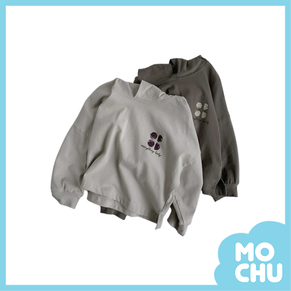 小地球連帽長袖上衣(二色)