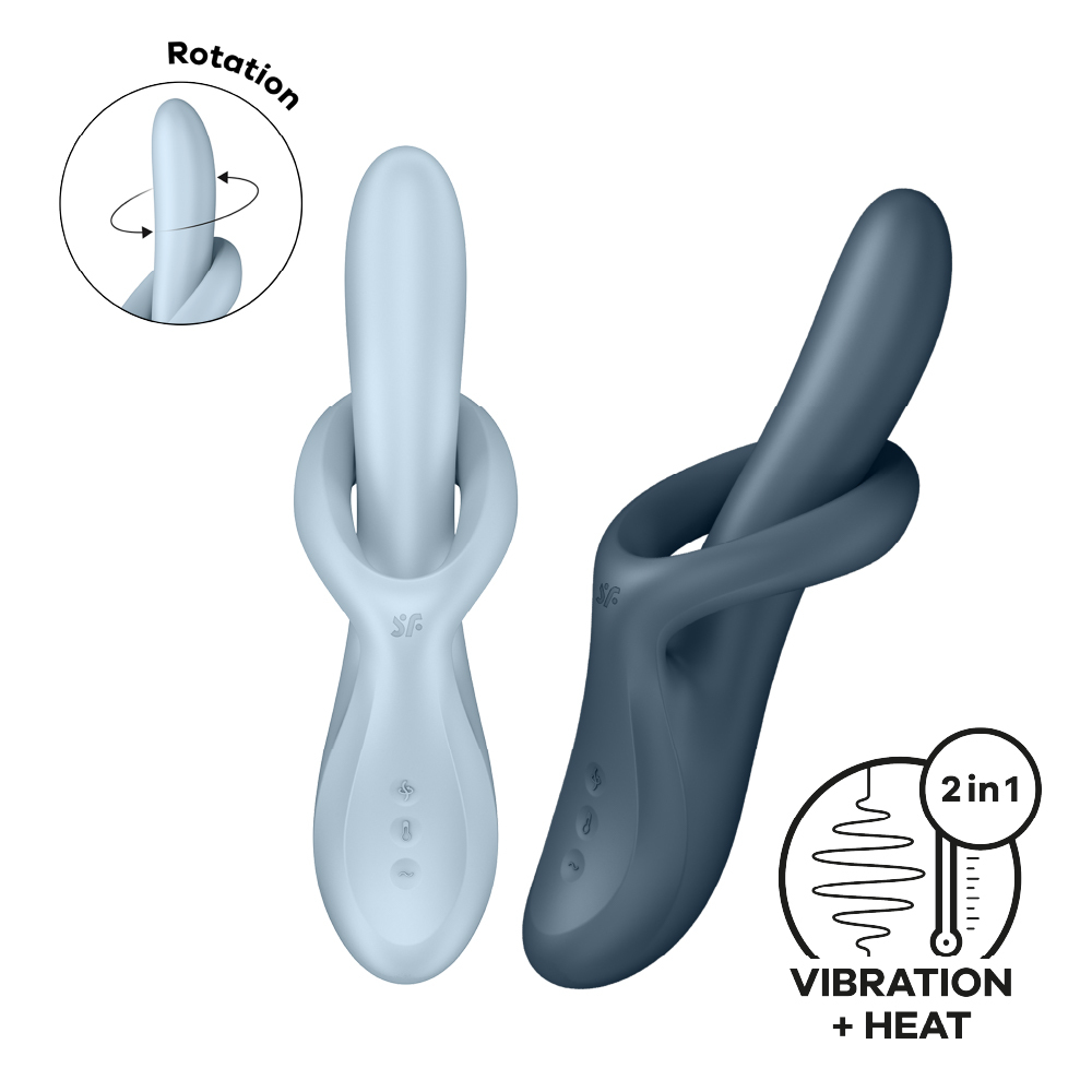 德國 Satisfyer Heat Flex 4 旋轉加熱雙馬達按摩棒