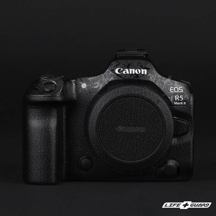 LIFE+GUARD Canon EOS R5 Mark II 貼膜細節圖，LIFE+GUARD 專機專屬設計開版