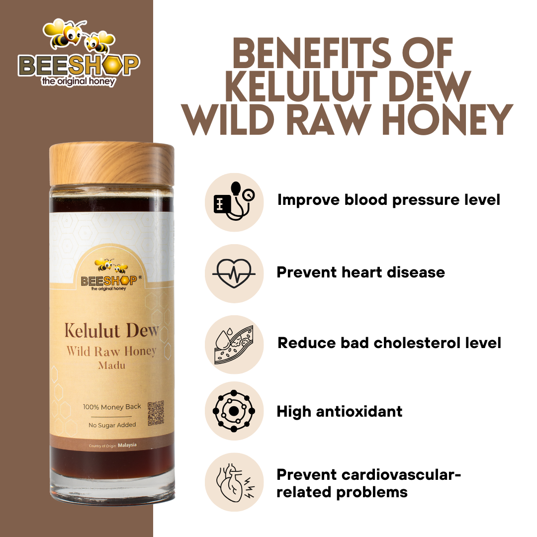 KELULUT DEW RAW HONEY (HALAL)