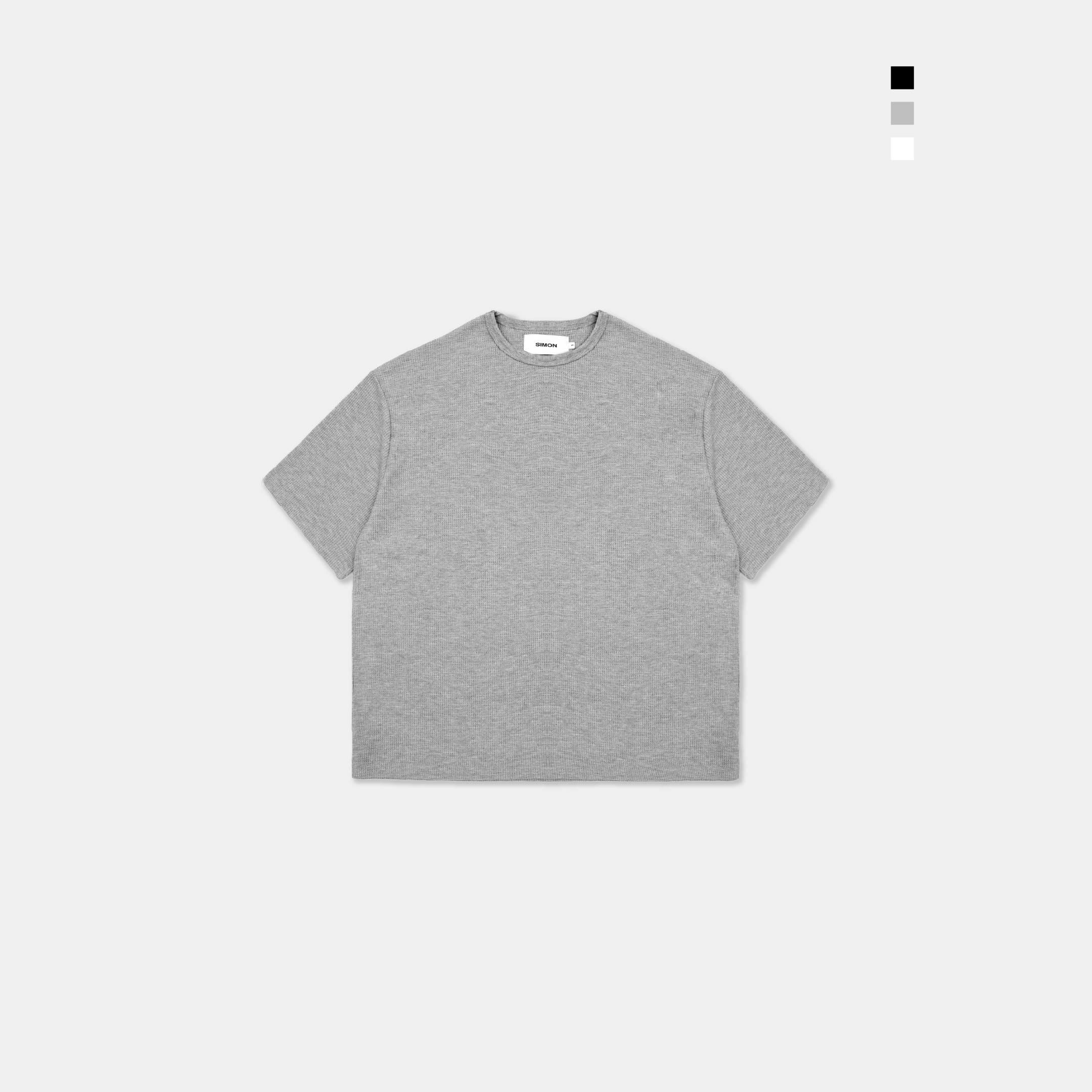 SIMON MADE TS-012 華夫格 五分 寬袖 短袖 短T 五分袖 上衣