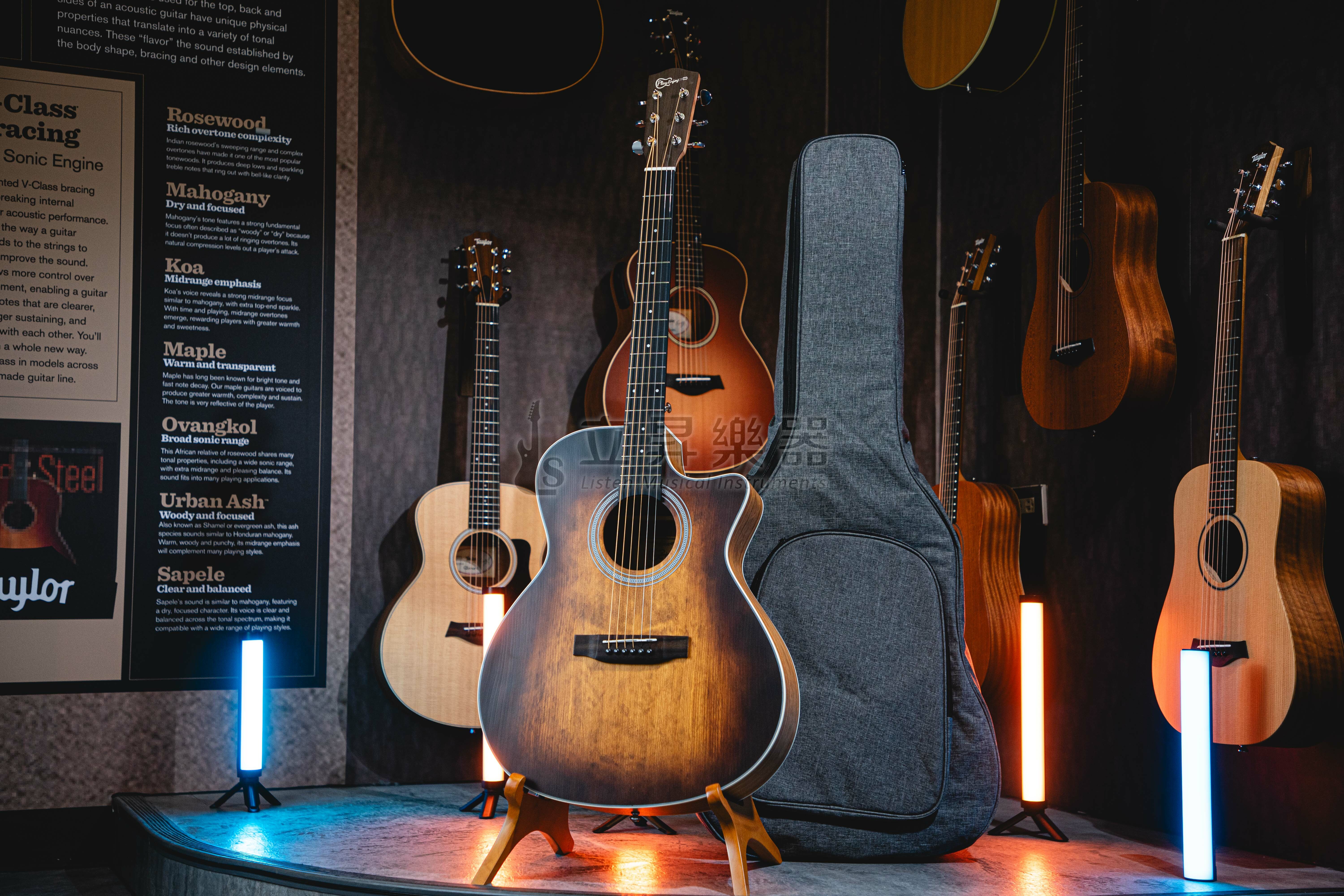 PlayEnjoy 享彈 SO-GA 41吋 GA桶 復古擦色漸層 雲杉木面單 胡桃木側背板 Fret圓導角 附10mm厚琴袋