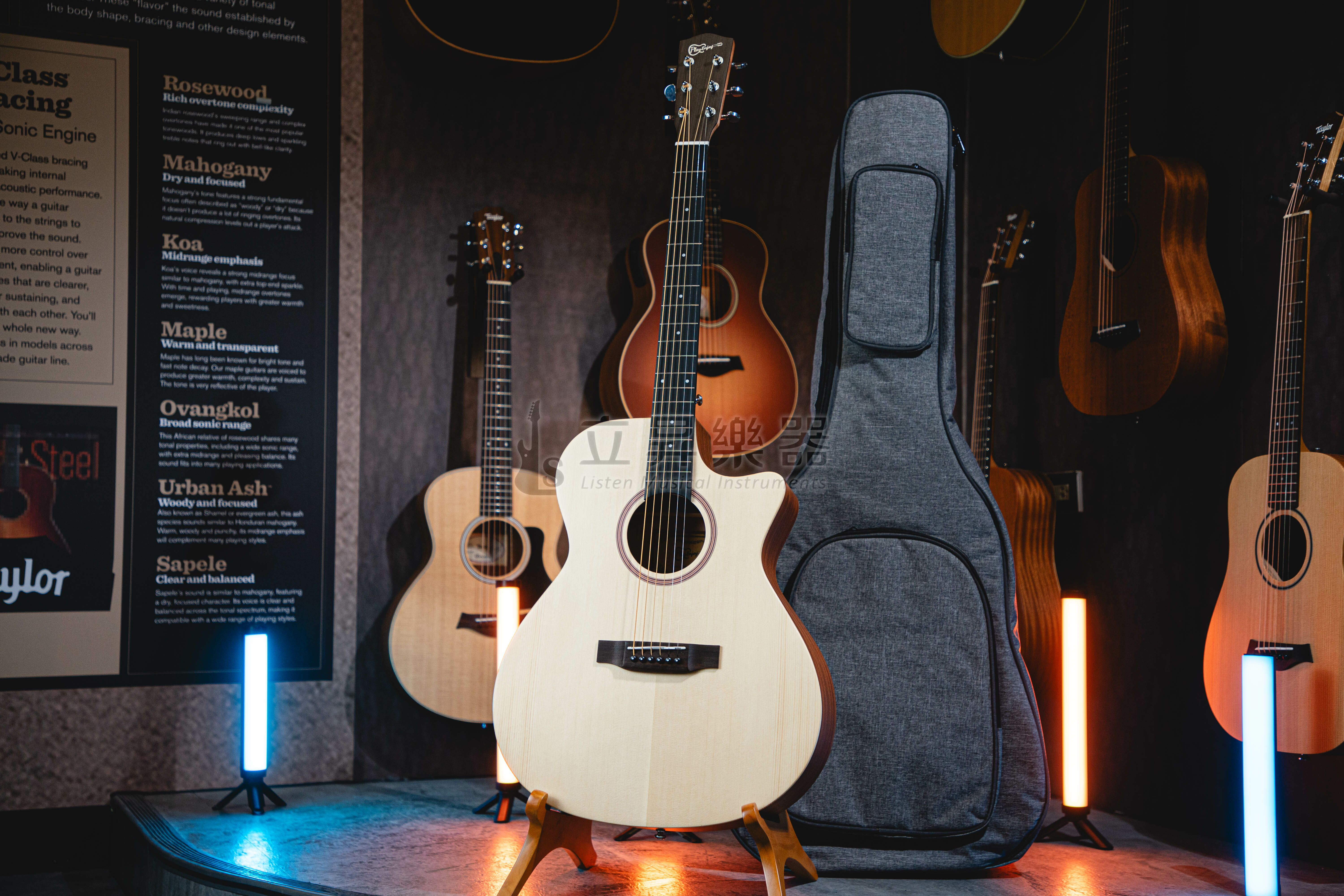 PlayEnjoy 享彈 SM-GA 41吋 GA桶 雲杉木面單 非洲桃花心木側背板 Fret圓導角 附10mm厚琴袋