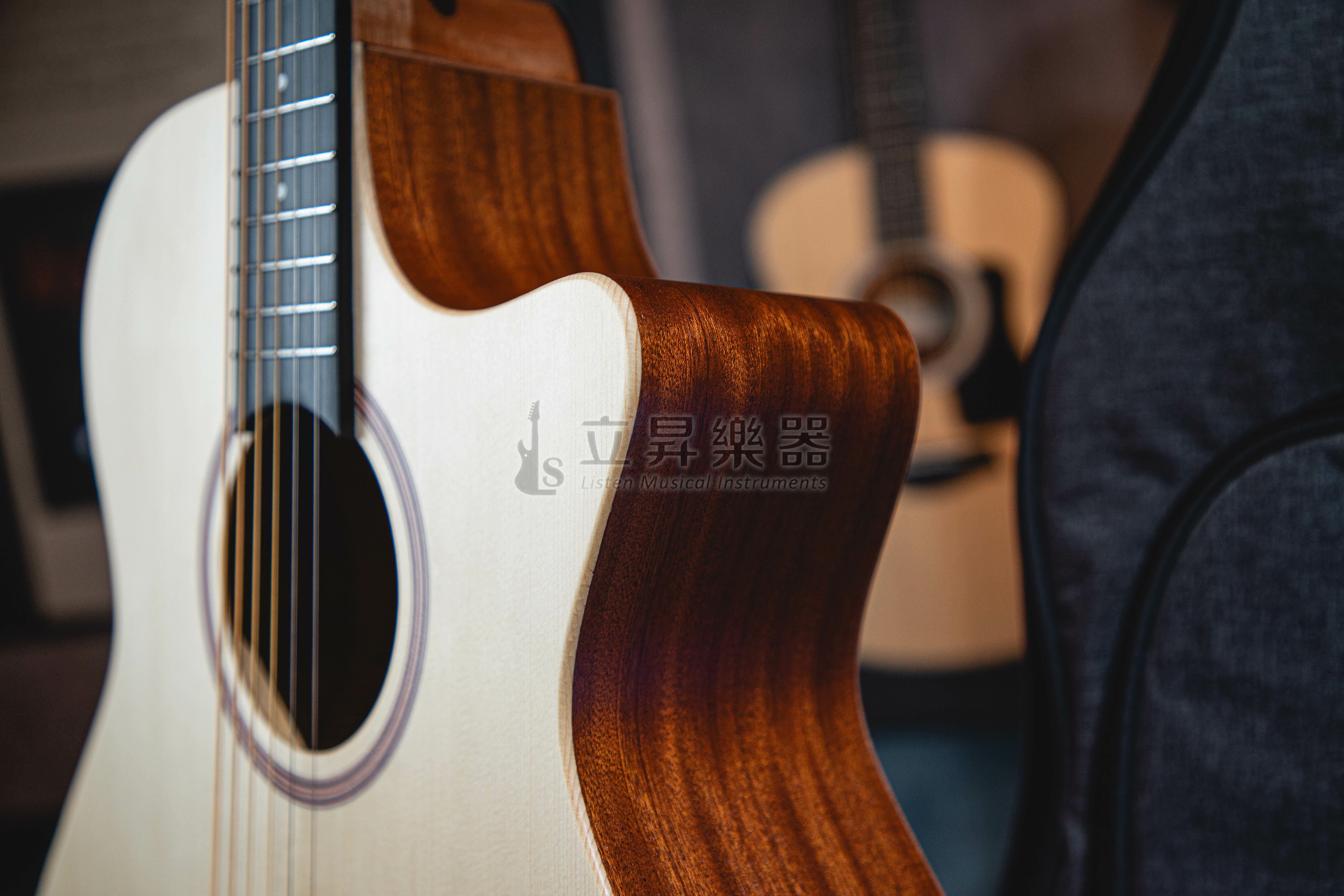 PlayEnjoy 享彈 SM-GA 41吋 GA桶 雲杉木面單 非洲桃花心木側背板 Fret圓導角 附10mm厚琴袋 第 4 張圖片｜三峽配件 / 週邊