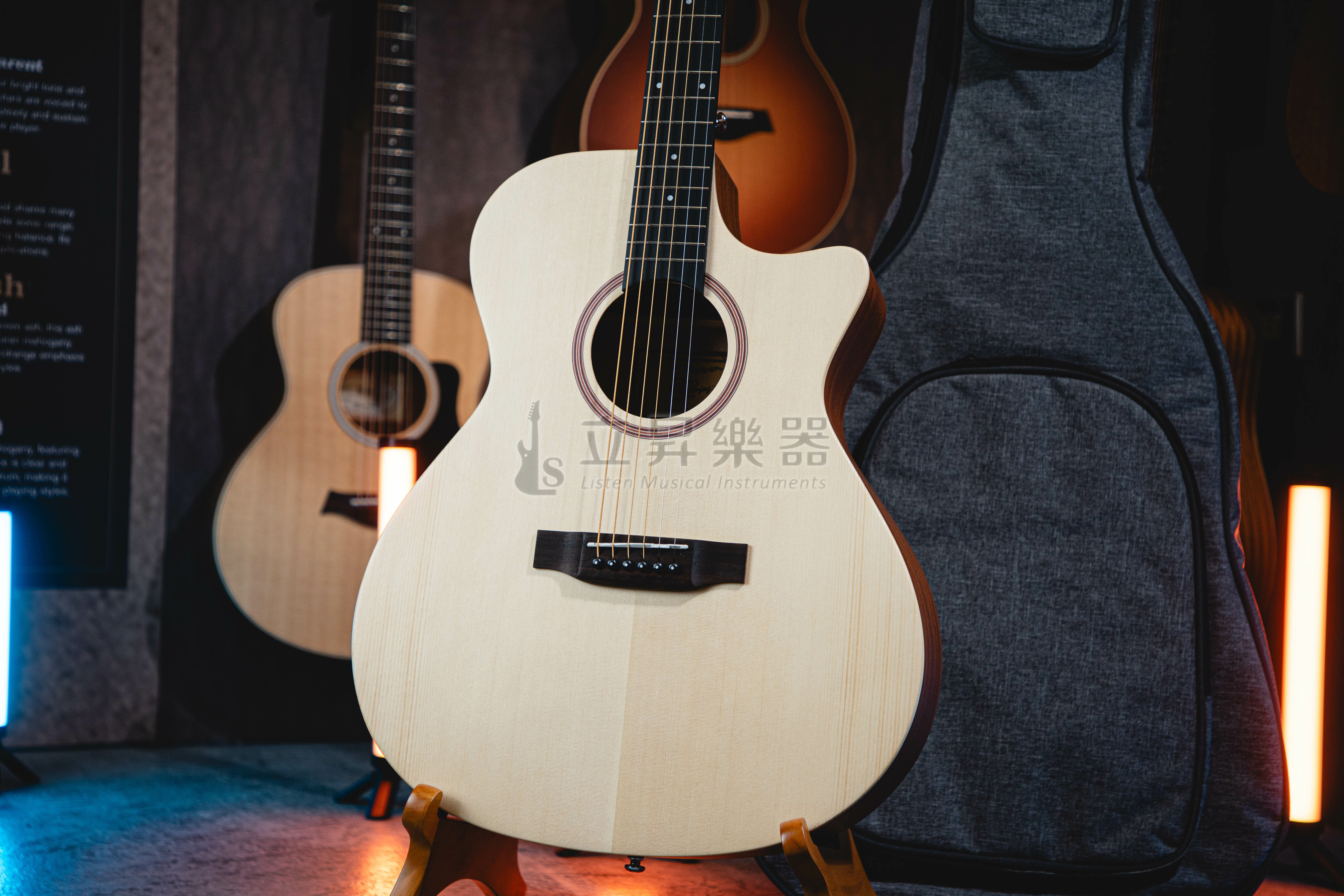 PlayEnjoy 享彈 SM-GA 41吋 GA桶 雲杉木面單 非洲桃花心木側背板 Fret圓導角 附10mm厚琴袋