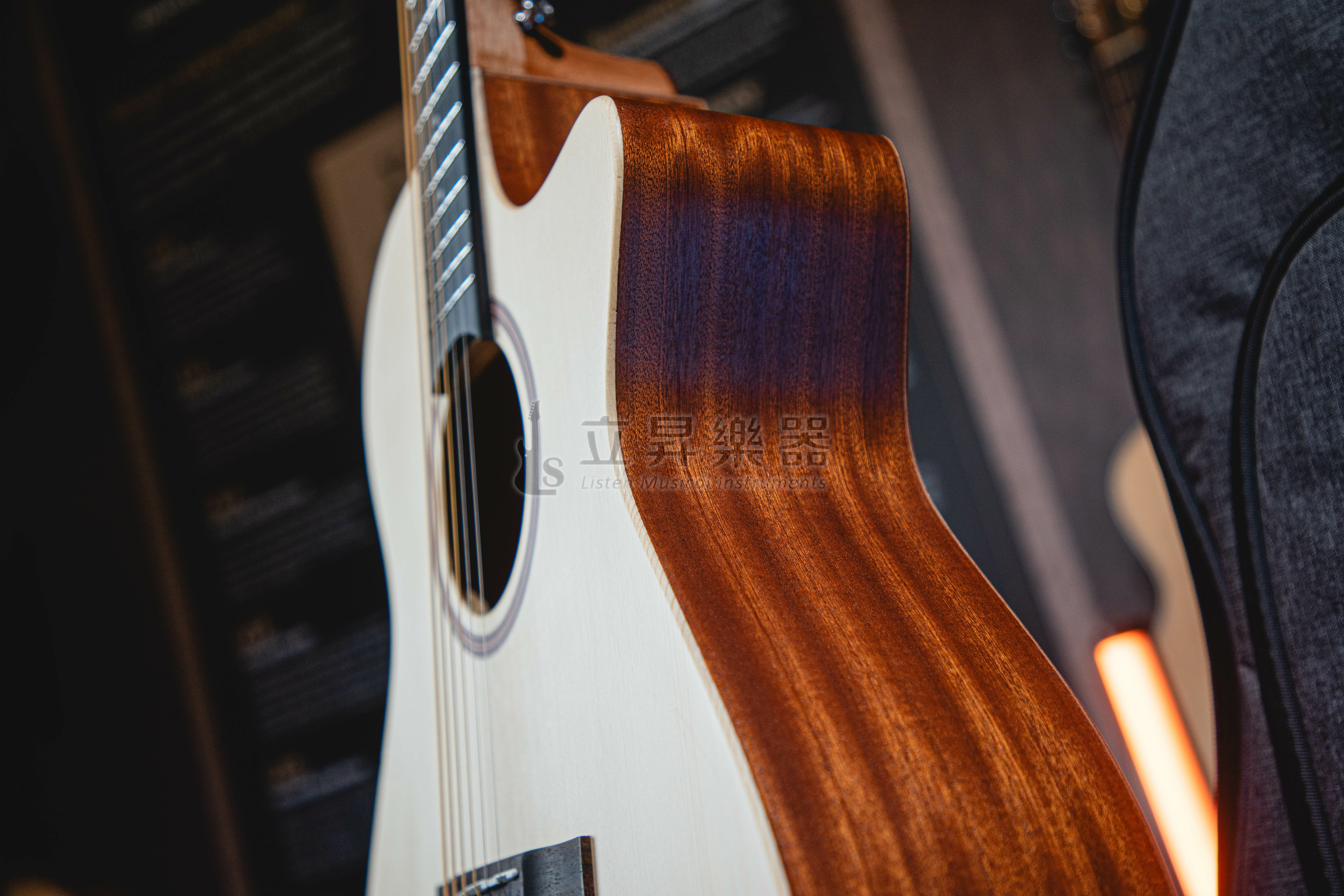 PlayEnjoy 享彈 SM-GA 41吋 GA桶 雲杉木面單 非洲桃花心木側背板 Fret圓導角 附10mm厚琴袋 第 6 張圖片｜三峽配件 / 週邊