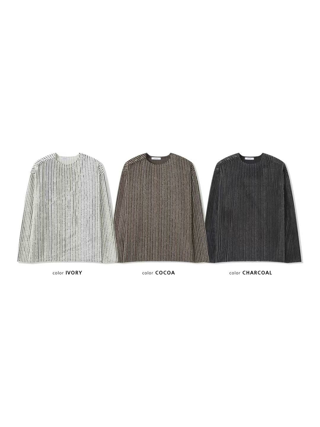 直紋長袖衫 ENOC-026T