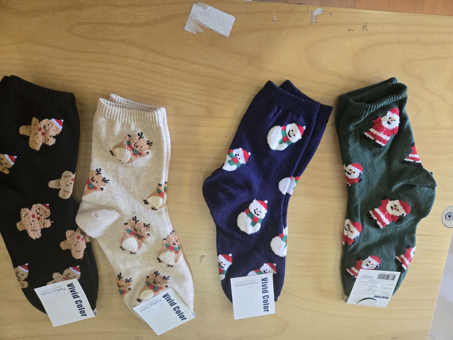 現貨中筒韓襪聖誕節