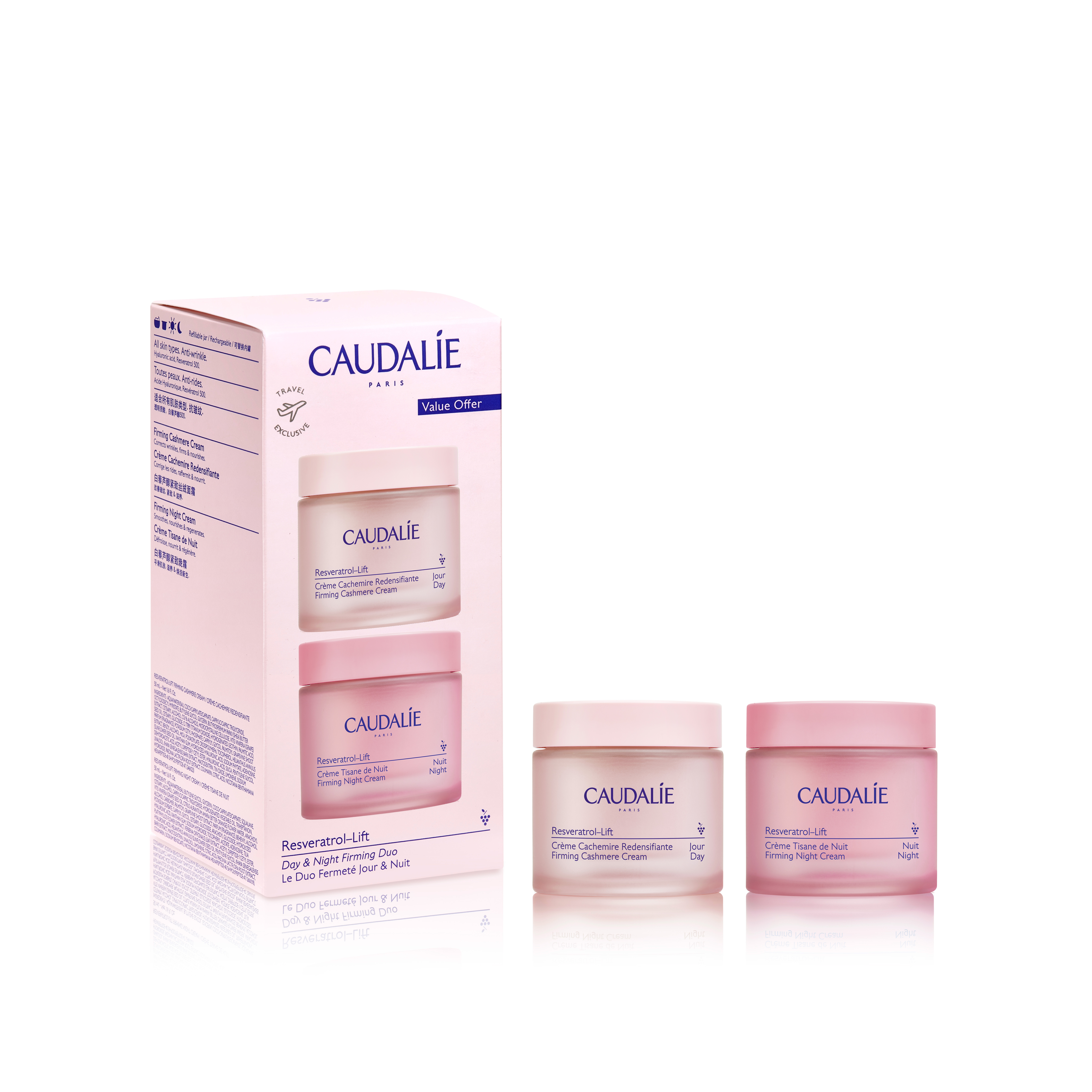 Caudalie 歐緹麗白藜蘆醇提升緊致日霜晚霜