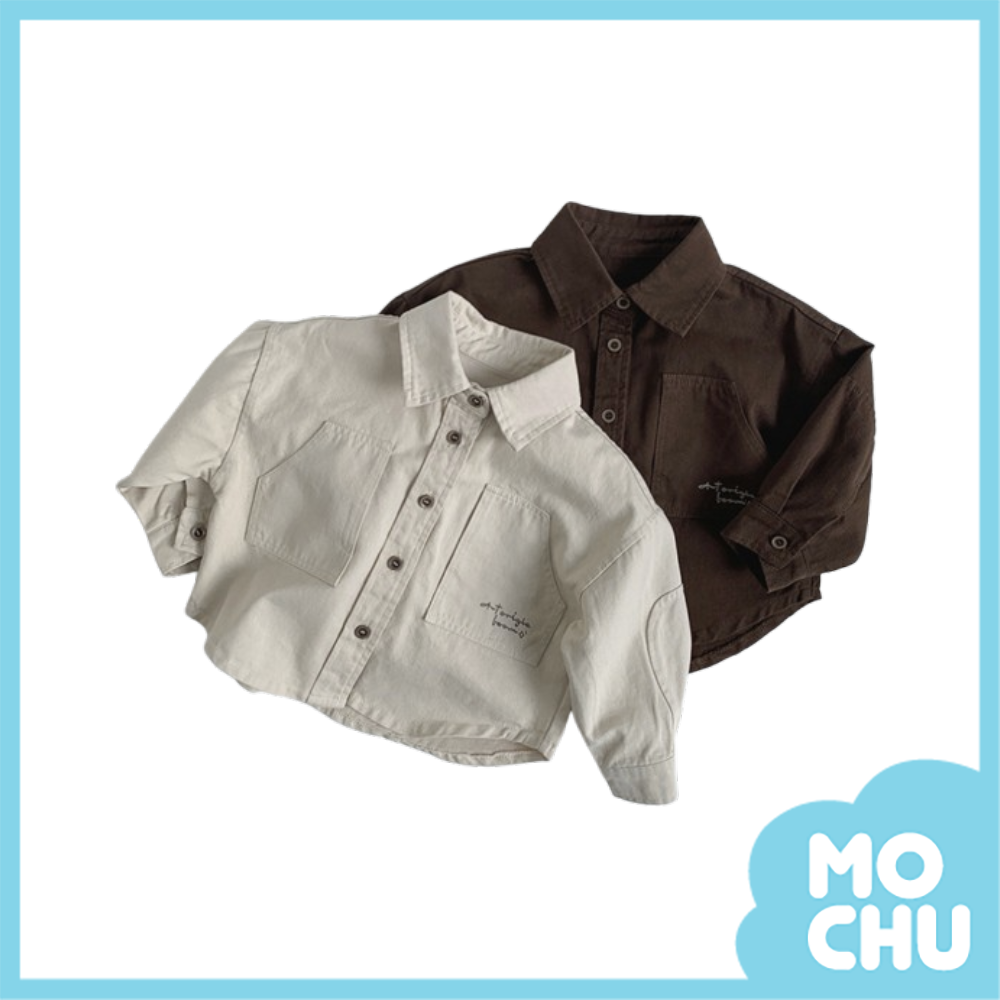 韓系雙口袋襯衫(二色)