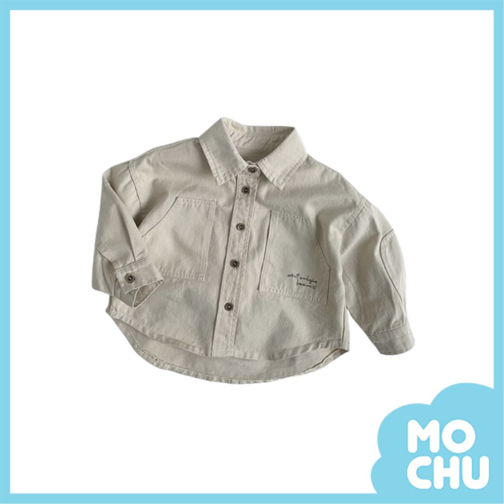 韓系雙口袋襯衫(二色)