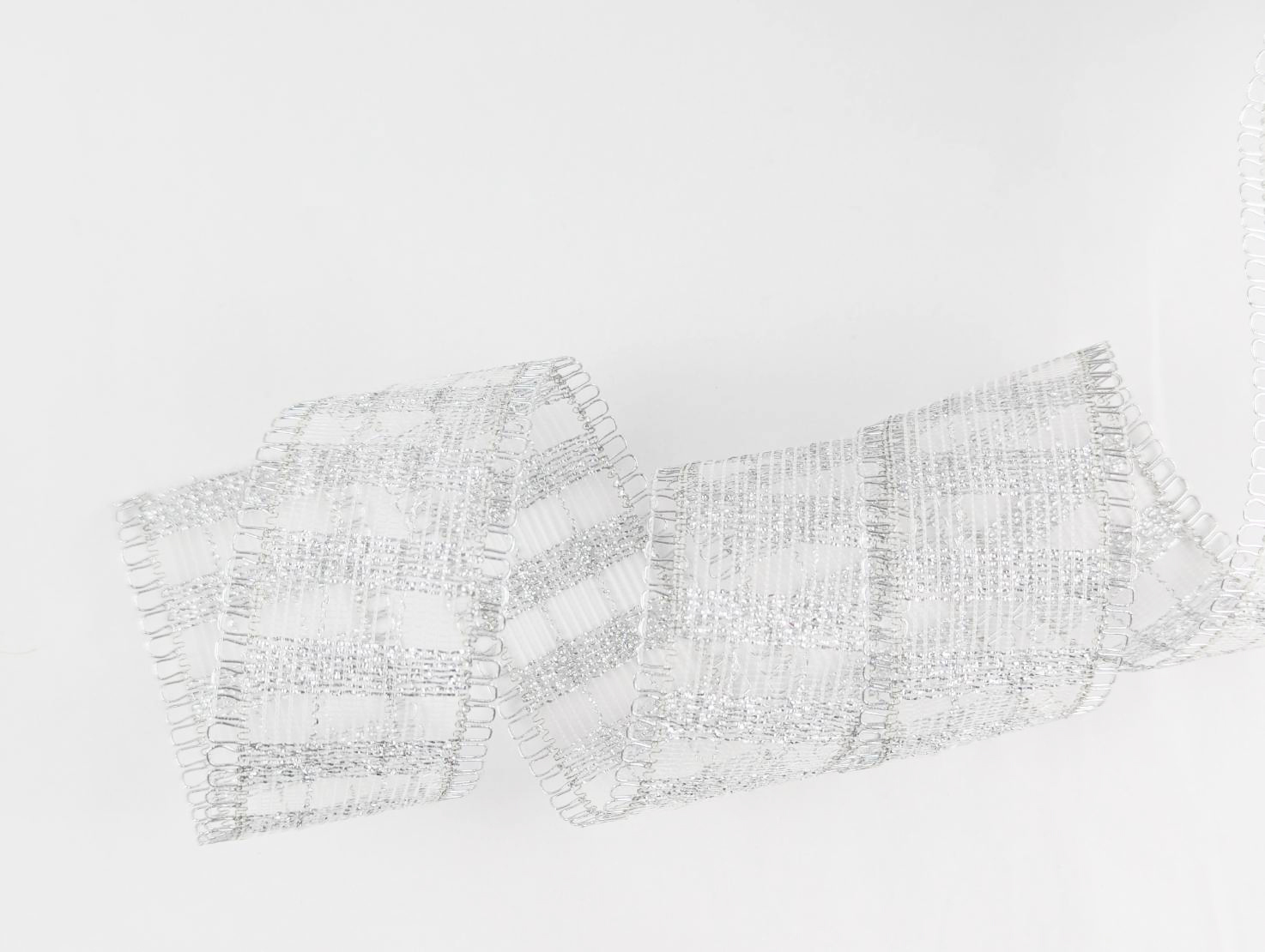 山形邊_鍍金網格針織帶/鐵絲_25碼大捲_絕版Outlet