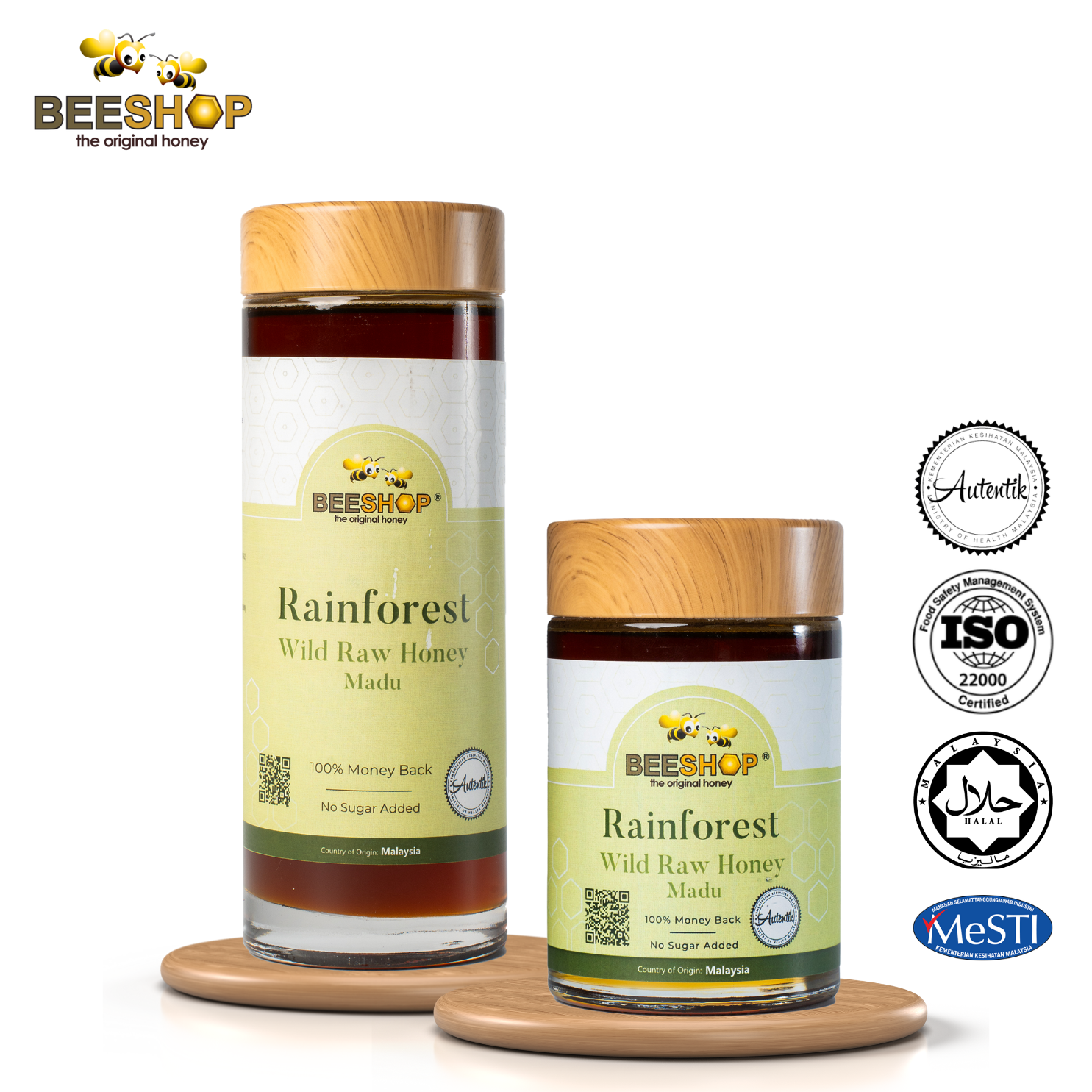 RAINFOREST WILD RAW HONEY (HALAL)