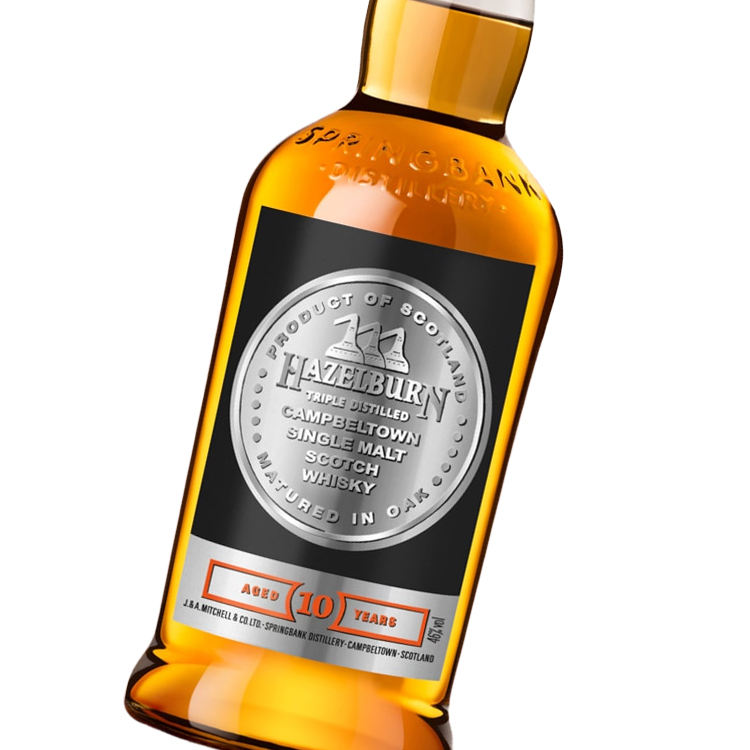 Hazelburn Triple Distilled Campbeltown 10 Years Old Single Malt Scotch Whisky 赫佐本10年單一純麥威士忌 ( 無盒) 700ml