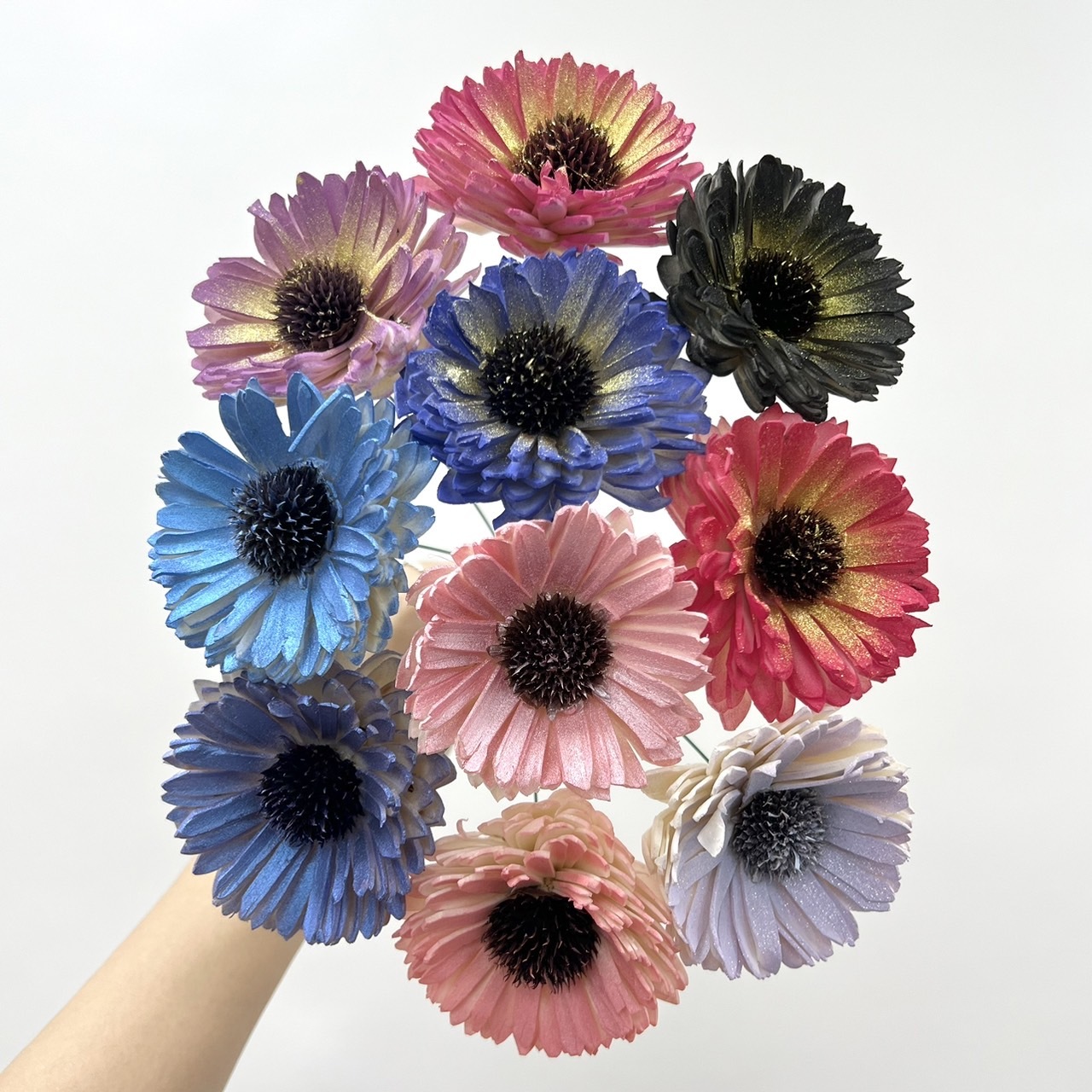 越南索拉花 百日菊 6CM <十支一把>