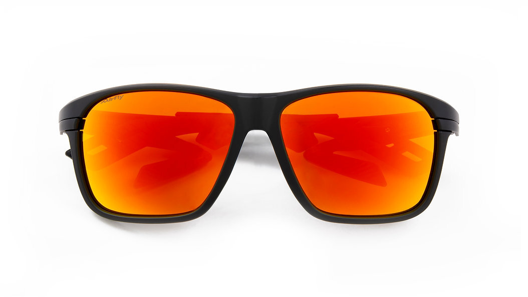 AirFly Daily AF-402-C-1 霧黑色/ 琥珀金水銀鏡片