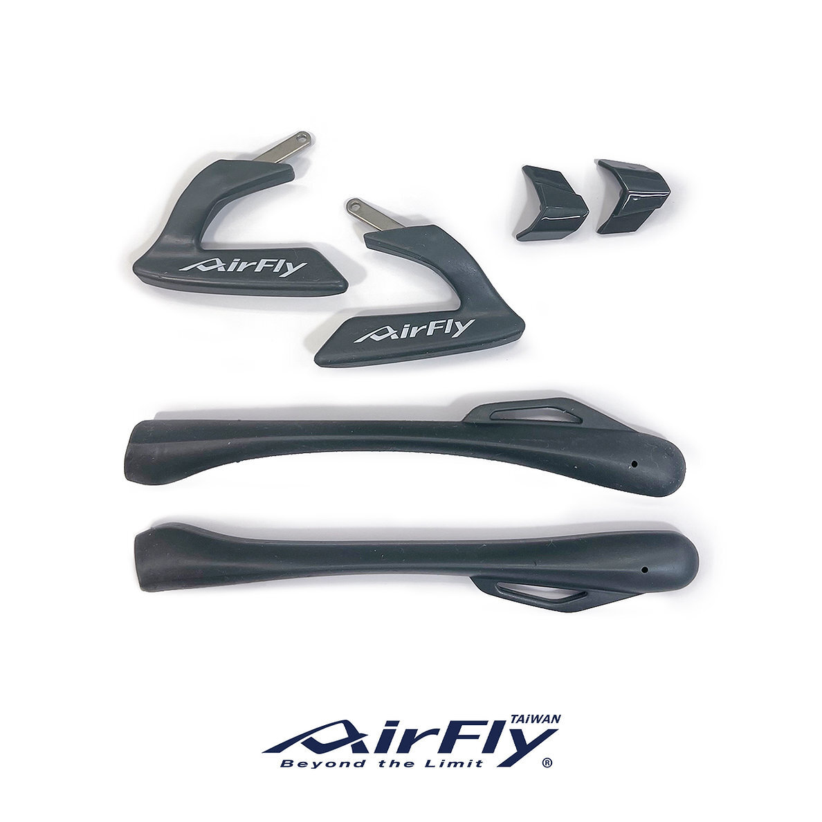 深灰 替換配件三件組｜側托腳套卡榫