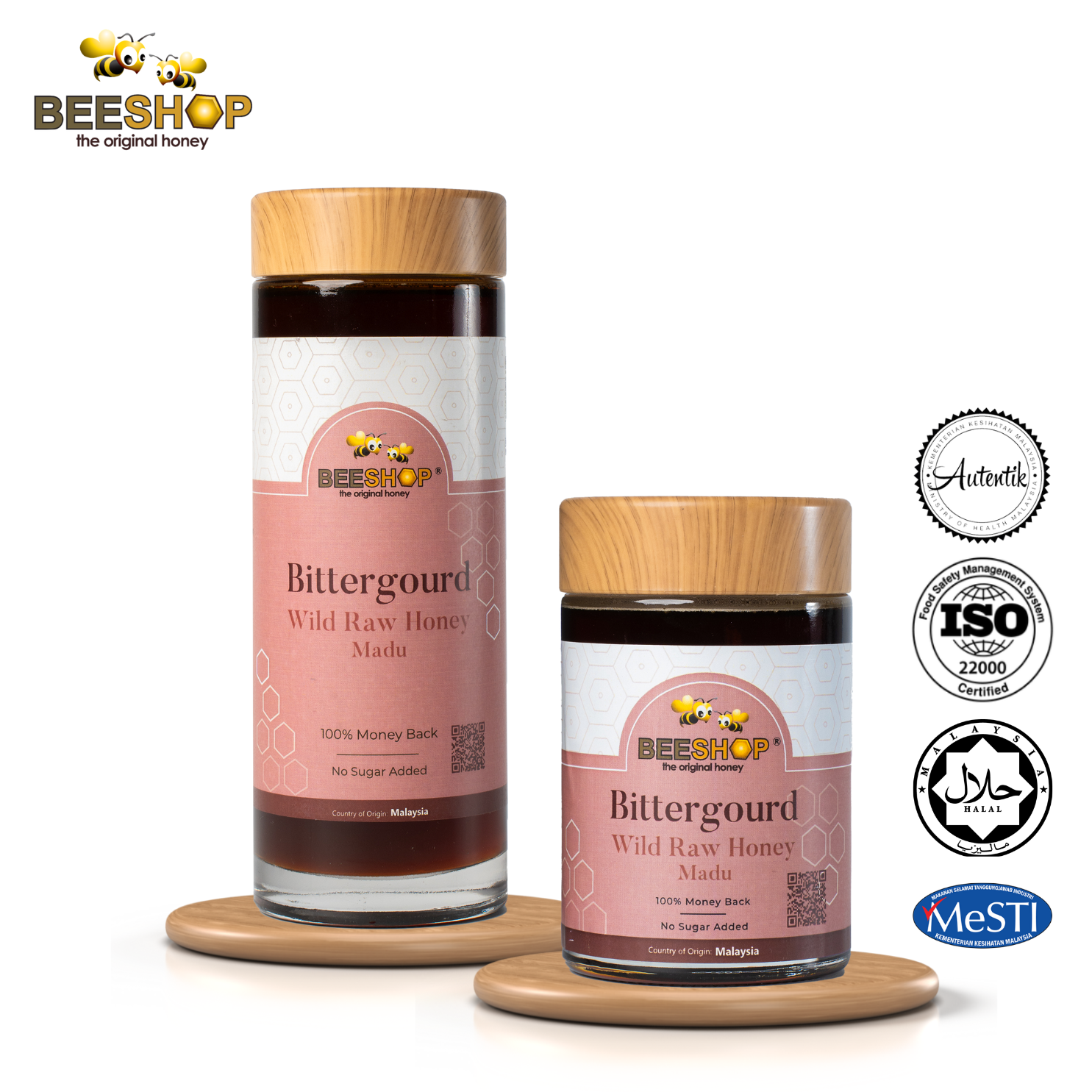 BITTERGOURD WILD RAW HONEY (HALAL)