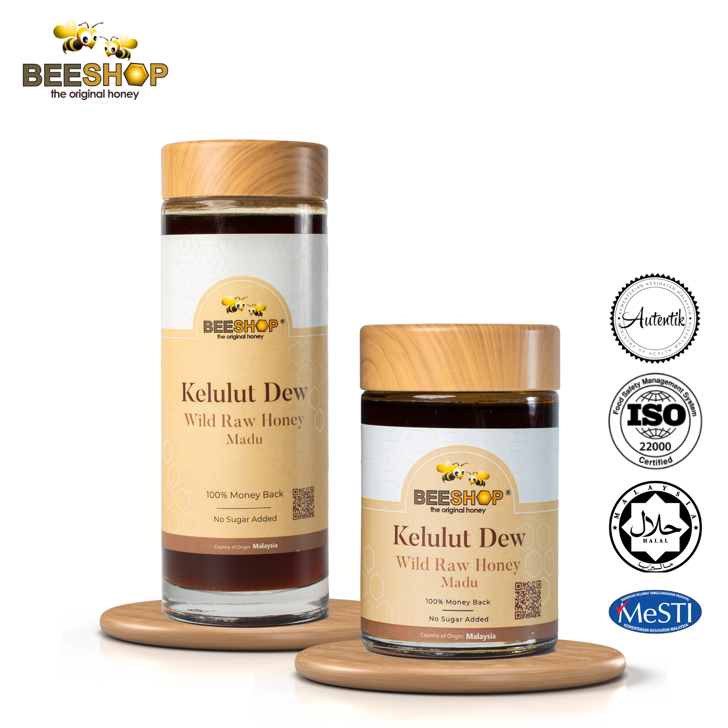 KELULUT DEW RAW HONEY (HALAL)