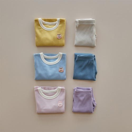 25SS DTD繽紛春日色彩系列-莫代爾羅紋居家上下套裝