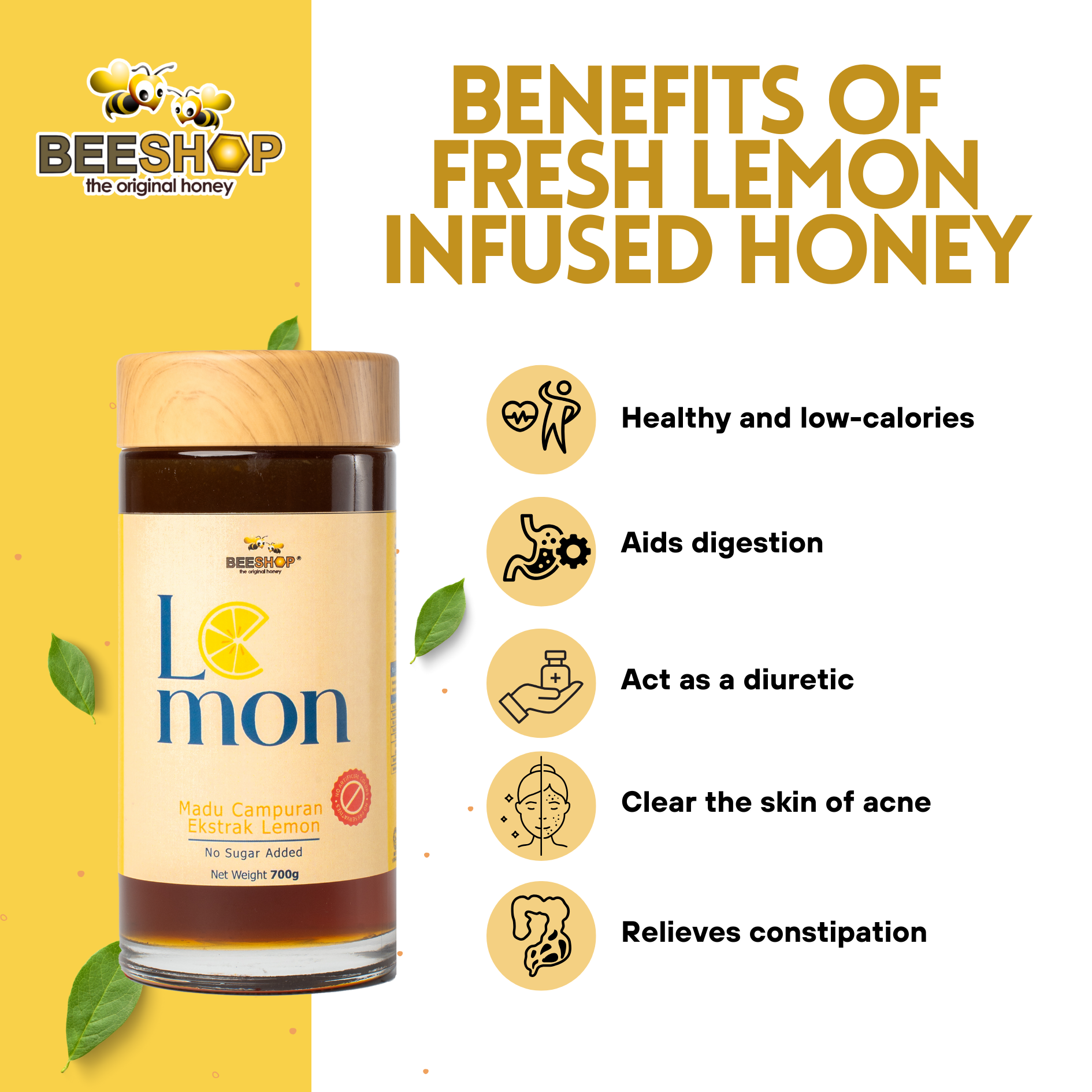 LEMON INFUSED HONEY (HALAL)
