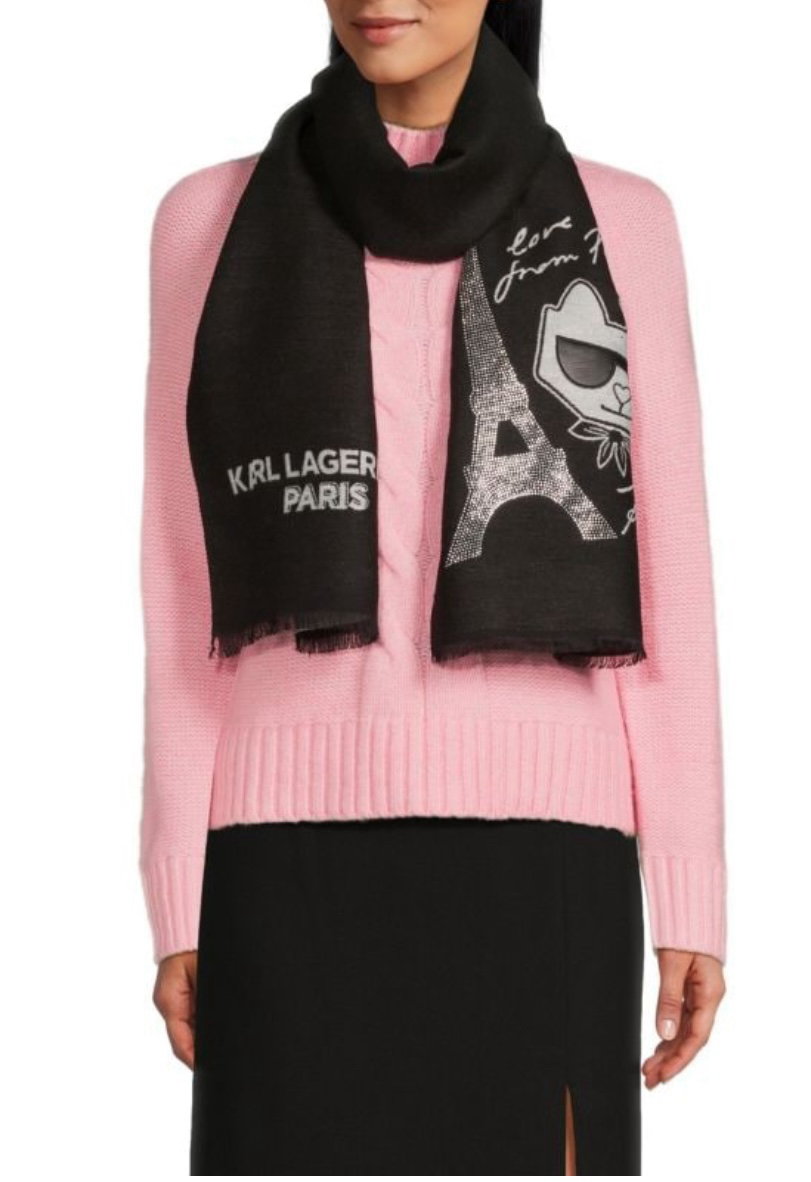 【預購】G0209100 KARL LAGERFELD 頸巾