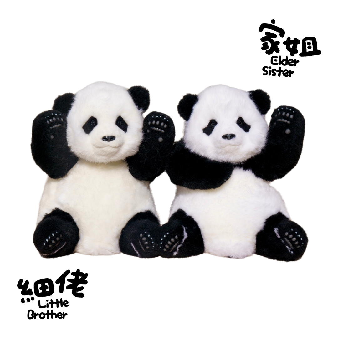 [Pre-order] 6 Months Old Realistic Giant Panda Baby Plush