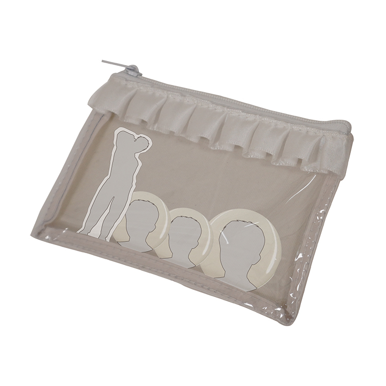 推活小物收納袋/白、黑 13x9x0.5cm