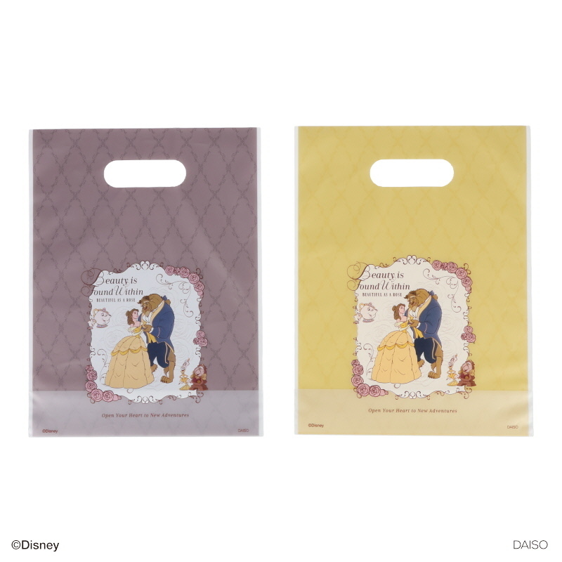 手提袋/美女與野獸 16.2x21.2x6.2cm 5入