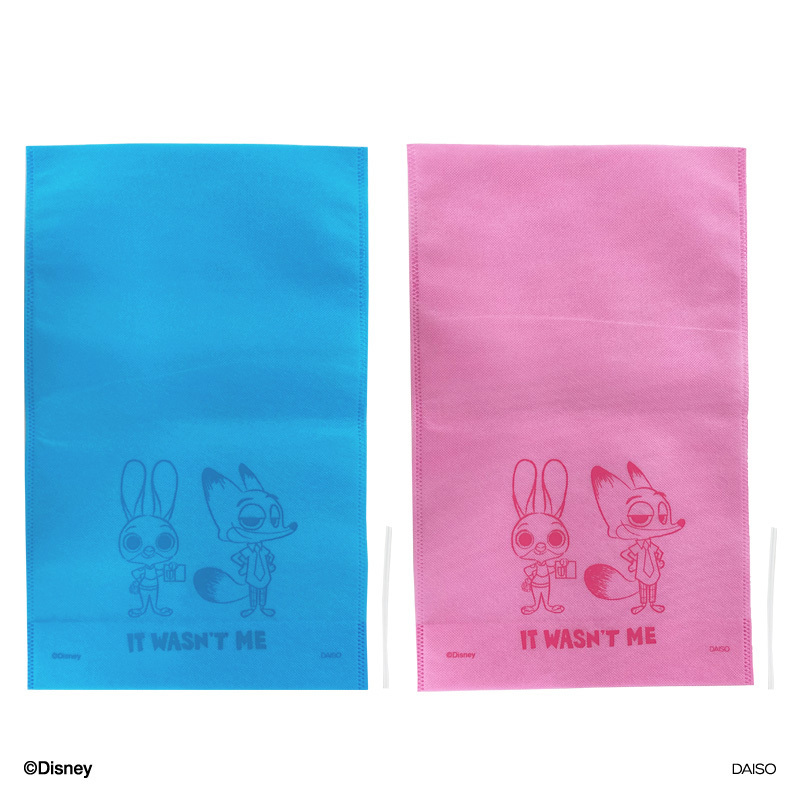 不織布禮物包裝袋/動物方城市 25x40x10cm