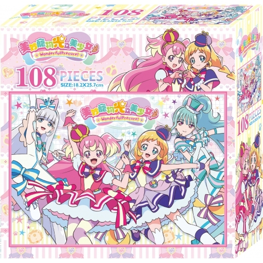 《 光之美少女 》 美妙寵物光之美少女 108片盒裝拼圖