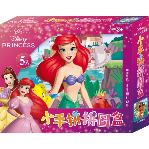 《 Disney 迪士尼 公主 》  迪士尼公主 小手拼拼圖盒