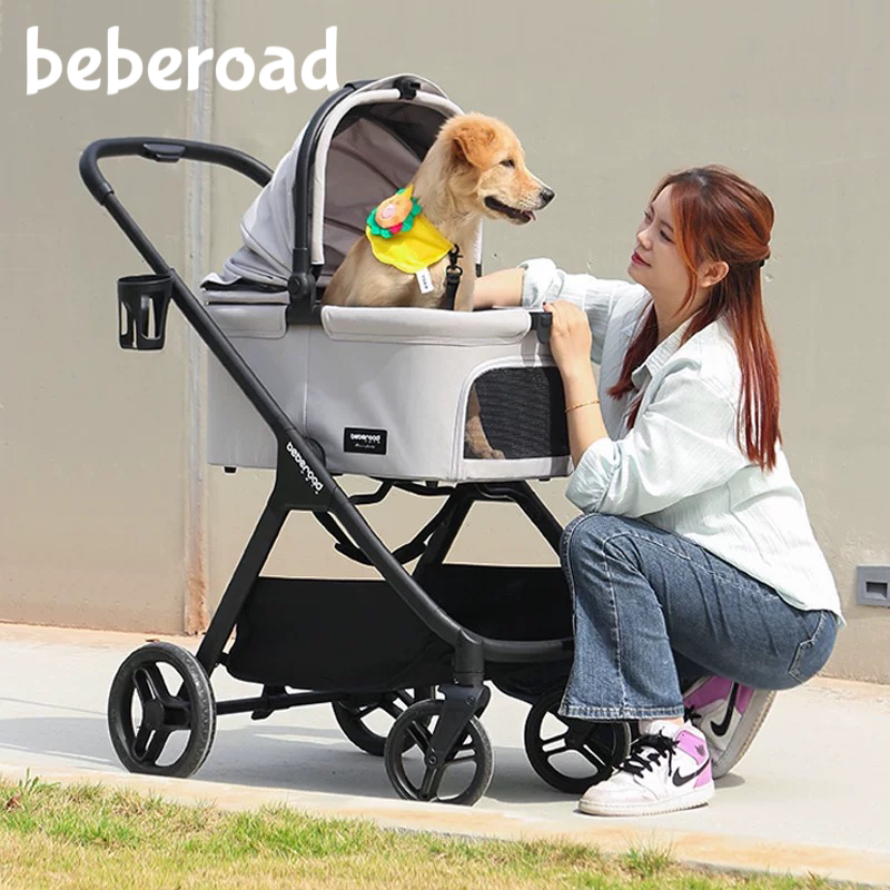 BEBEROAD X5 升级豪华款 可分离宠物推车 中小型犬 可承重25kg