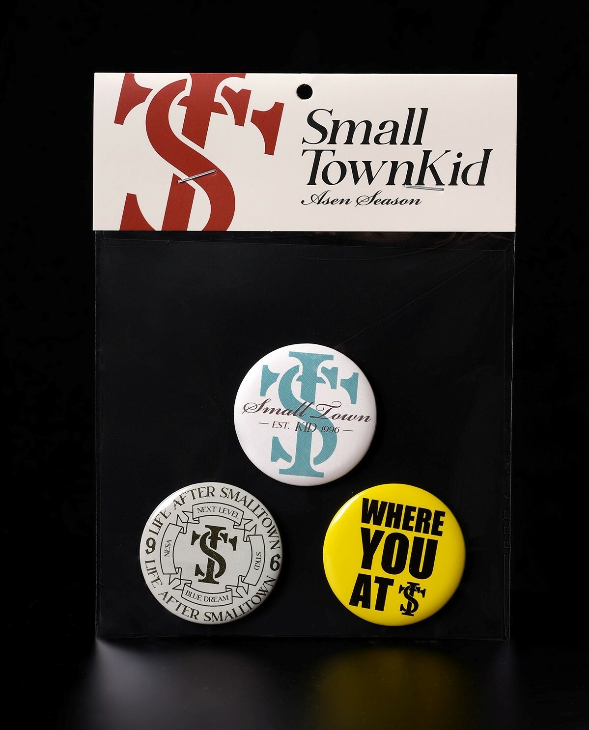 STK SmallTownKid  金屬 別針徽章