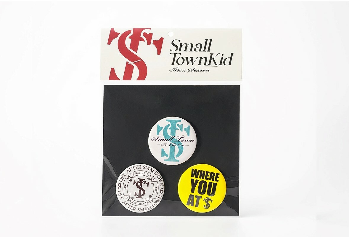 STK SmallTownKid  金屬 別針徽章