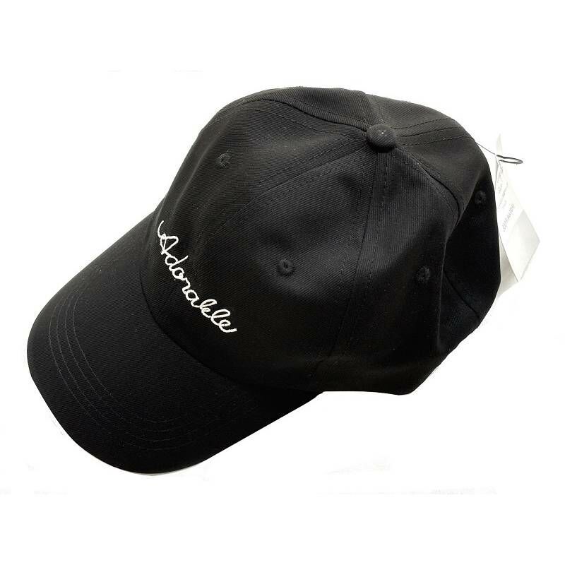 TP 刺繡帽子/黑 頭圍56cm