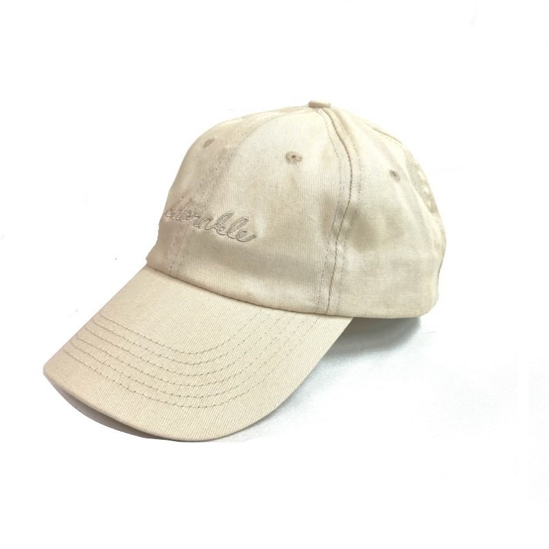 TP 刺繡帽子/米 頭圍56cm