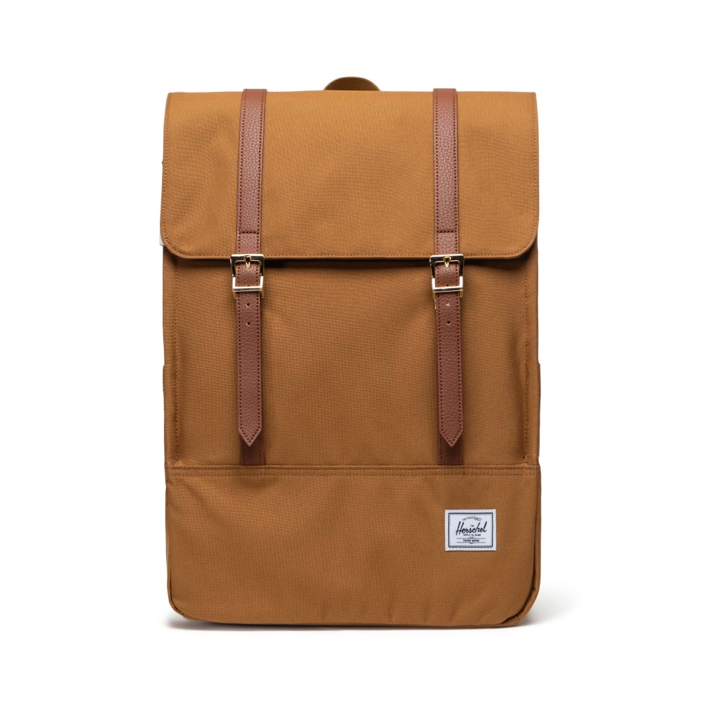 【Herschel】 Survey™ Backpack 雙肩包 | 後背包-深藍/黑/淺灰/極致黑/棕黃