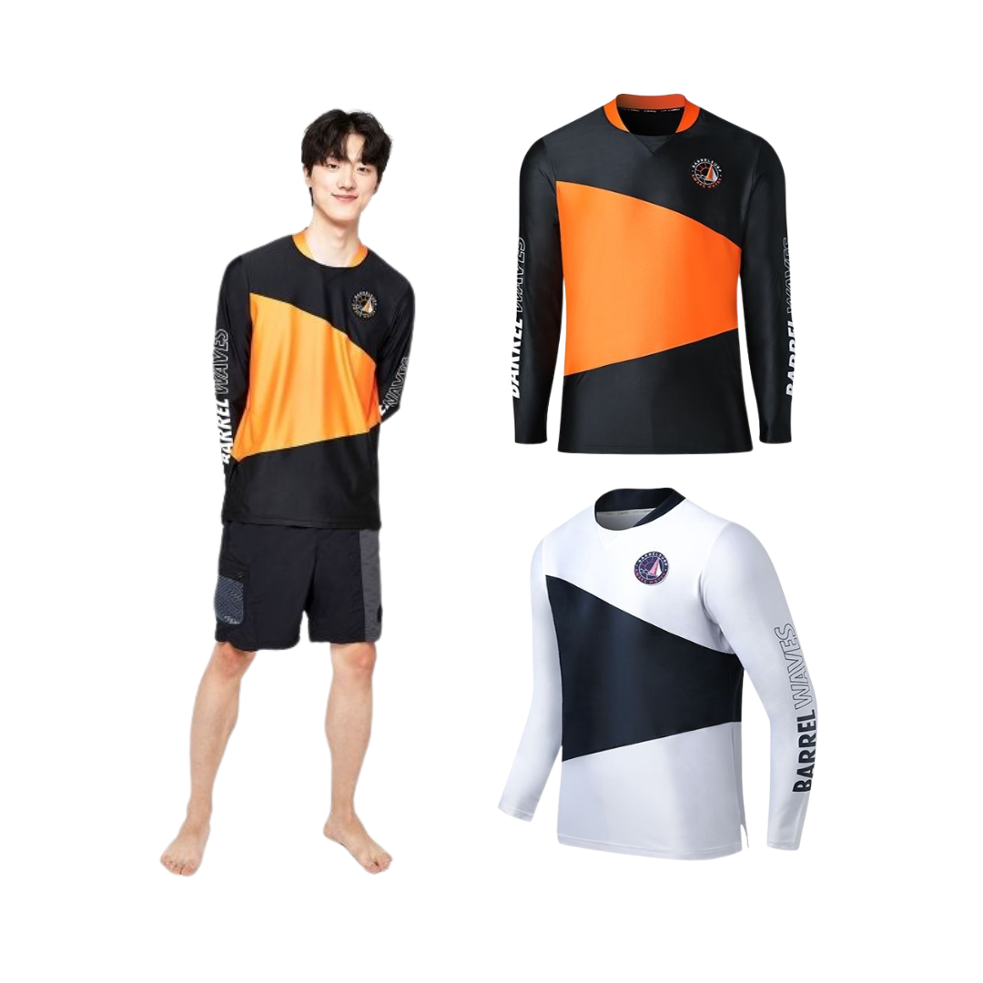 ▲BARREL FLAG 男款旗幟寬鬆防曬衣