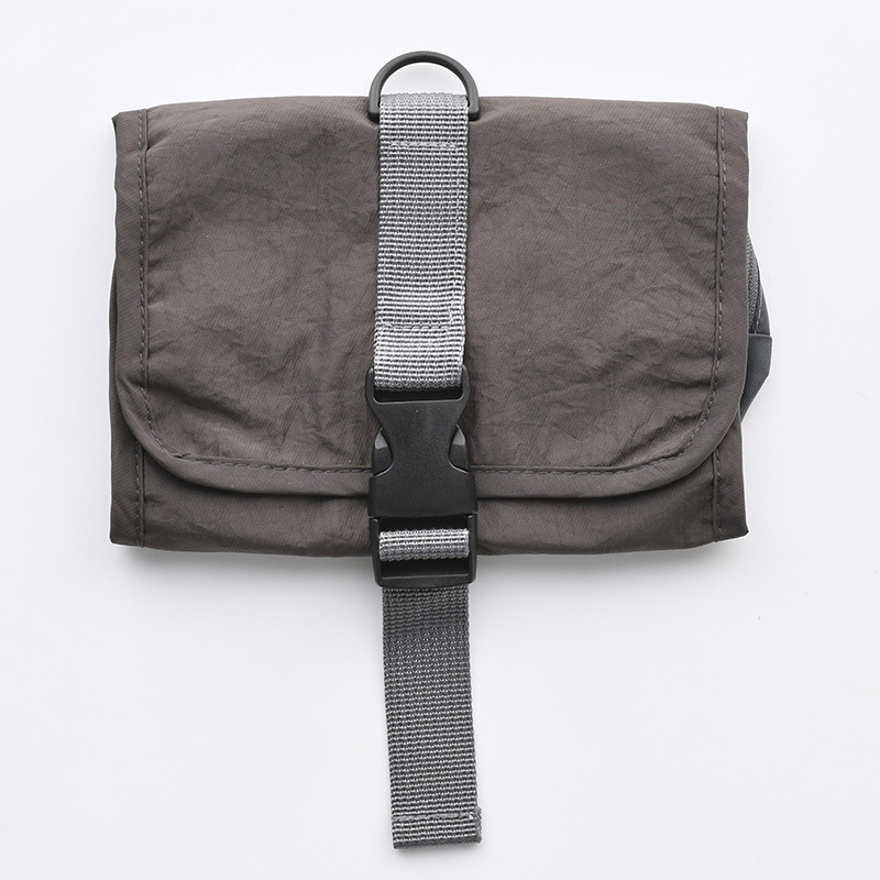 SP 軟尼龍吊掛式三層收納包/灰 18.5x38.5x3cm