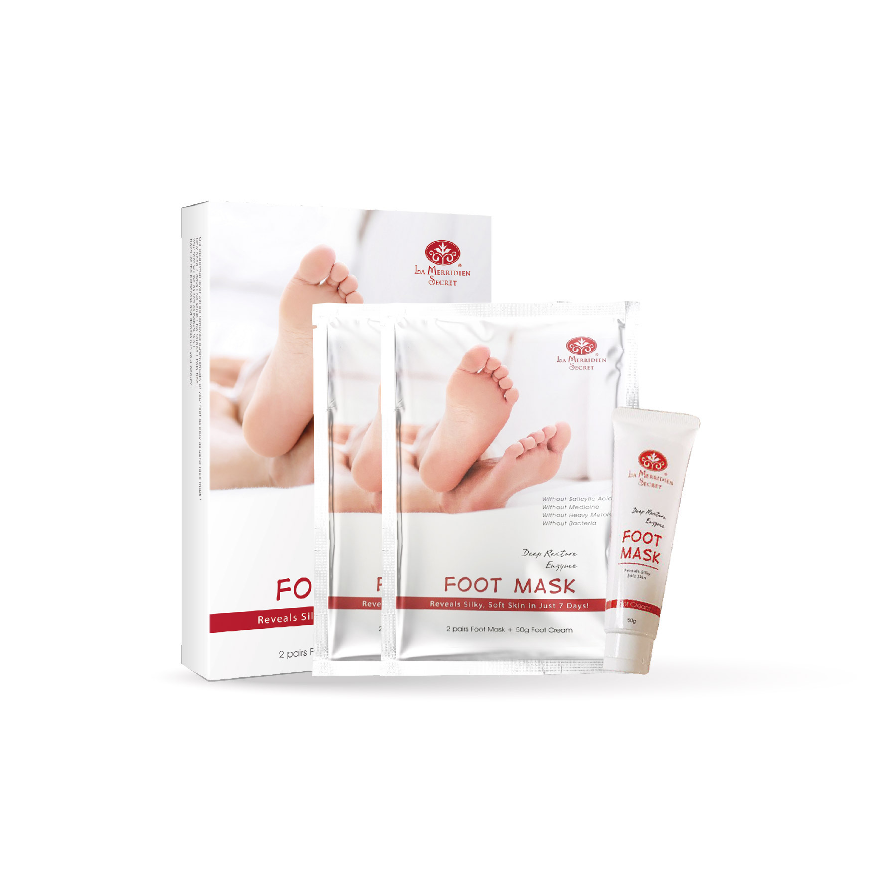 【5折優惠】酵素保濕足膜+足霜