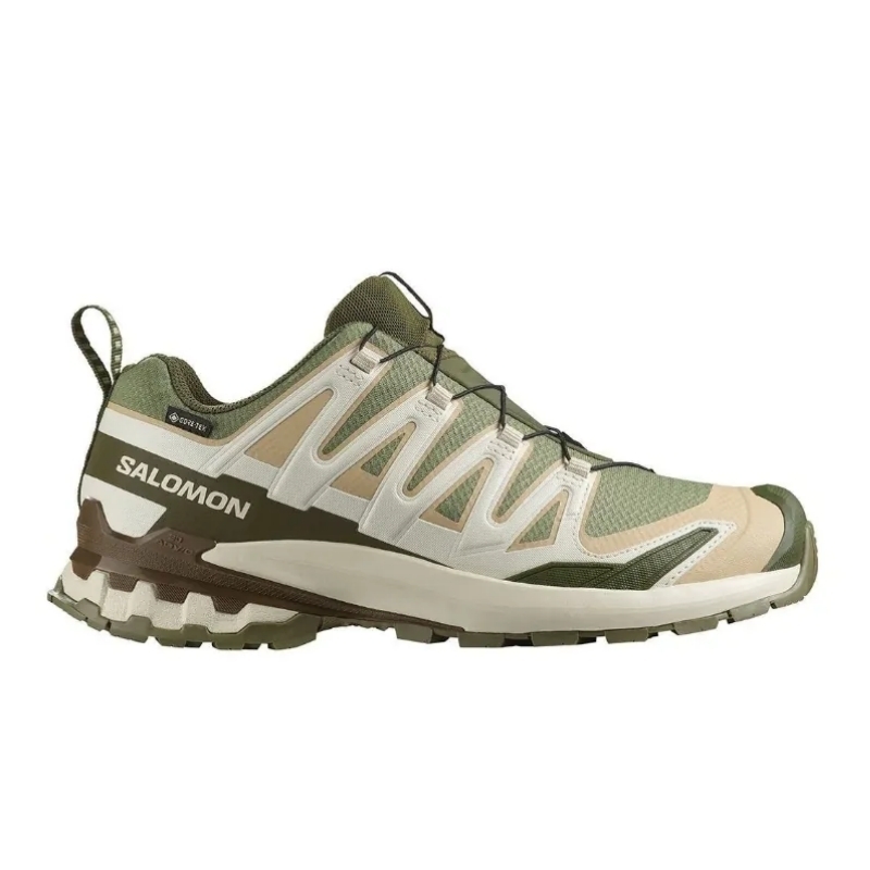 【SALOMON】男 XA PRO 3D V9 Goretex 健野鞋 深藻綠/灰褐/深棕 /  L47820200