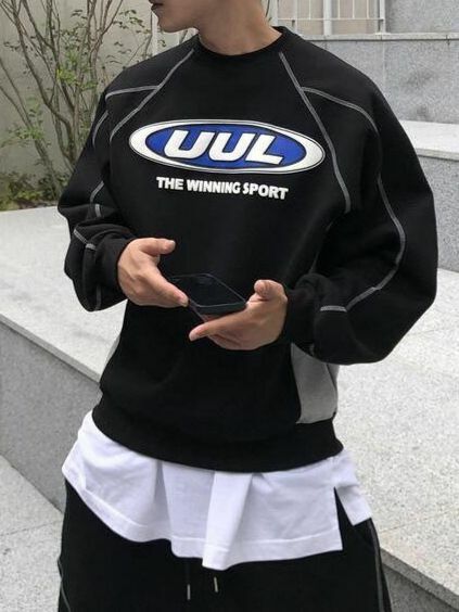 英文字衛衣 UNUSED-057T