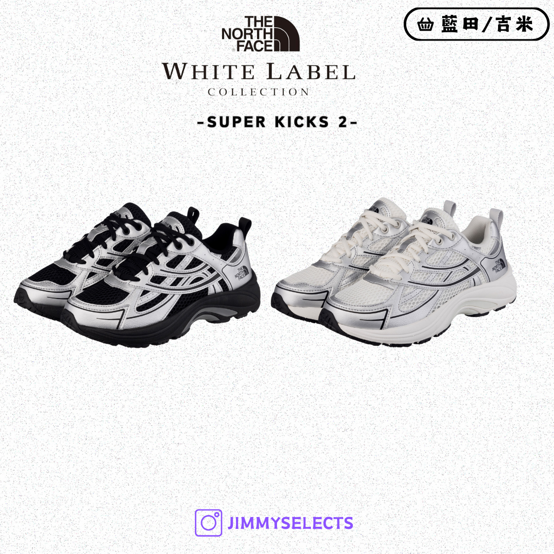 【代購】THE NORTH FACE 北臉 白標 SUPER KICKS 2 復古 休閒鞋 慢跑鞋 NS93R42