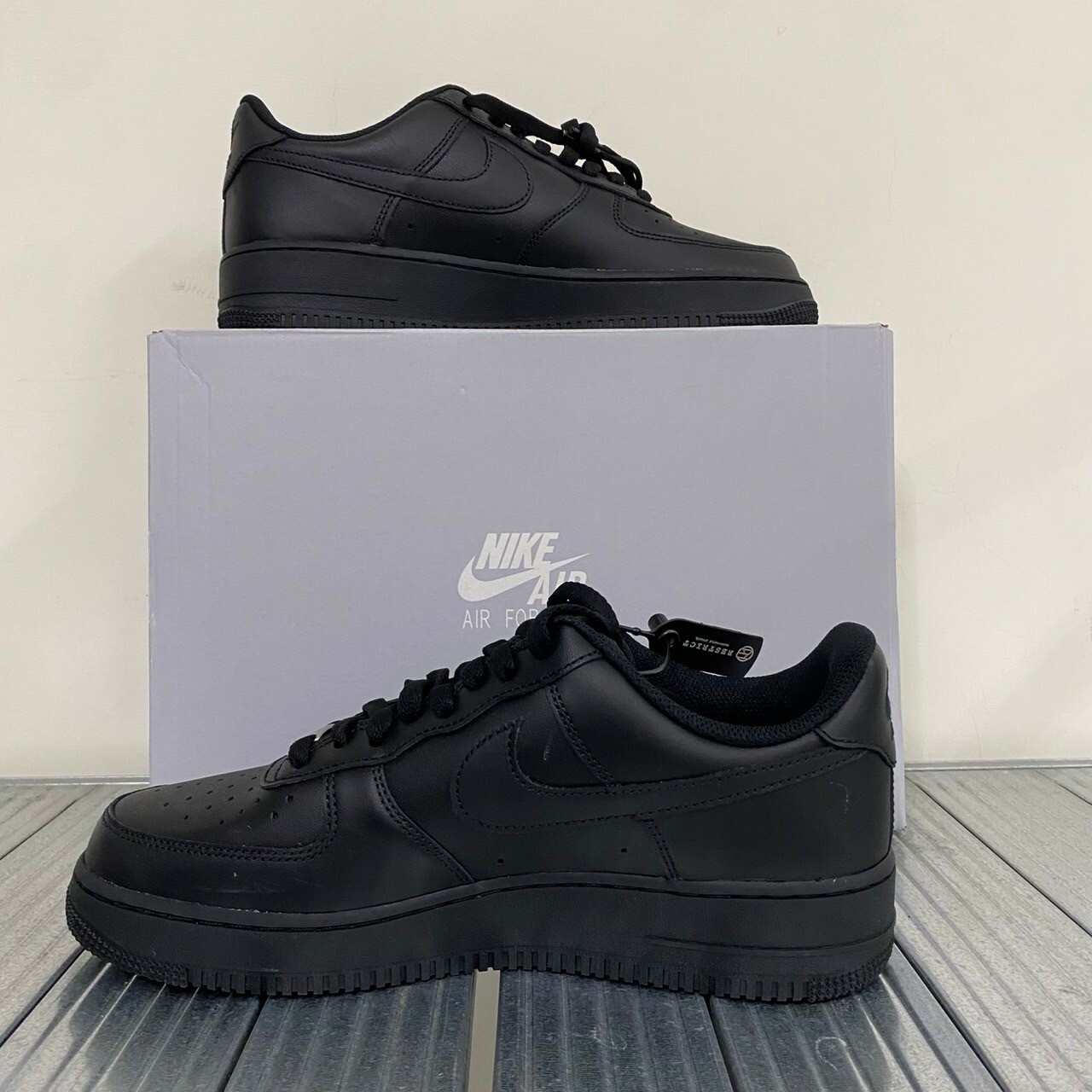 Nike Air Force 1 全黑AF1男鞋休閒鞋 CW2288-001