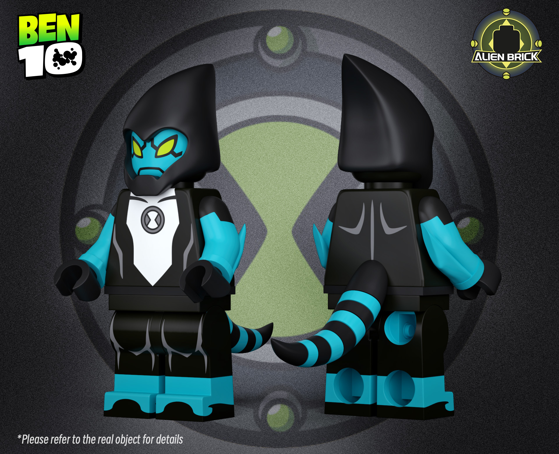 [Alien Brick][Preorder] Ben 10 - Xlr8 [PADprinted]