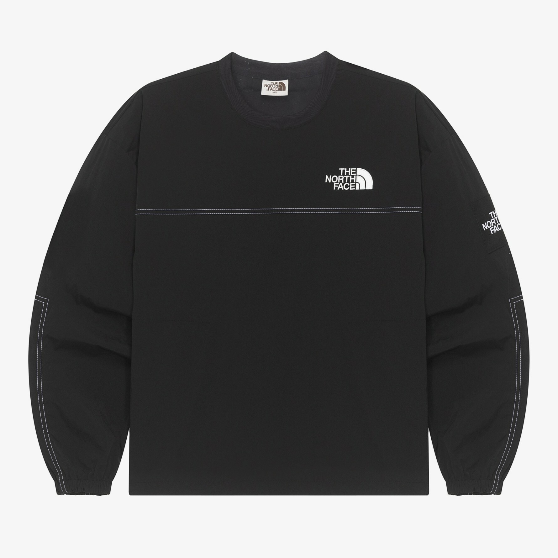 【代購】THE NORTH FACE 北臉 白標 ALBANY CREWNECK 尼龍 長袖 NM5MR03