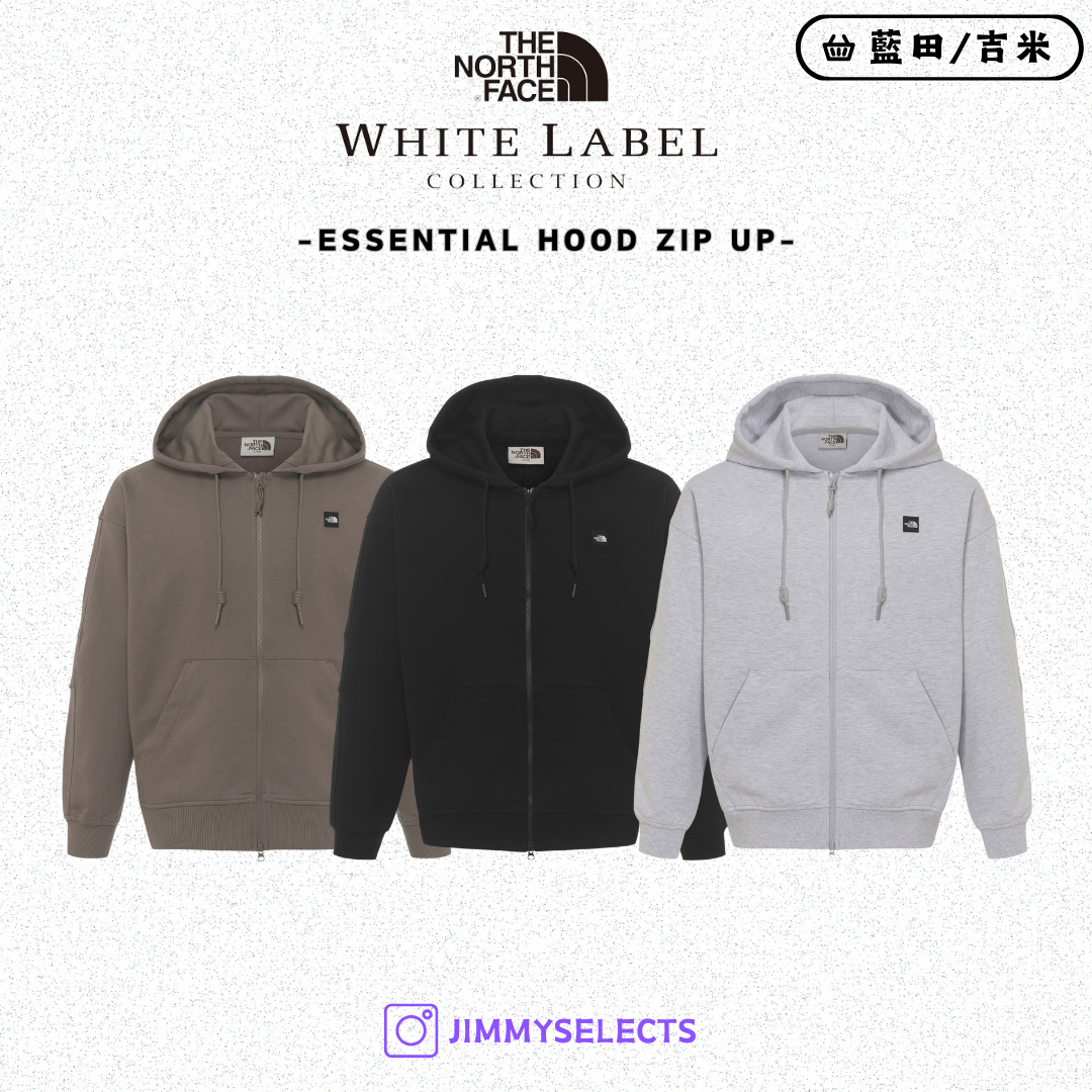 【代購】THE NORTH FACE 北臉 白標 男女 ESSENTIAL 繡章 連帽 外套 NJ5JR02