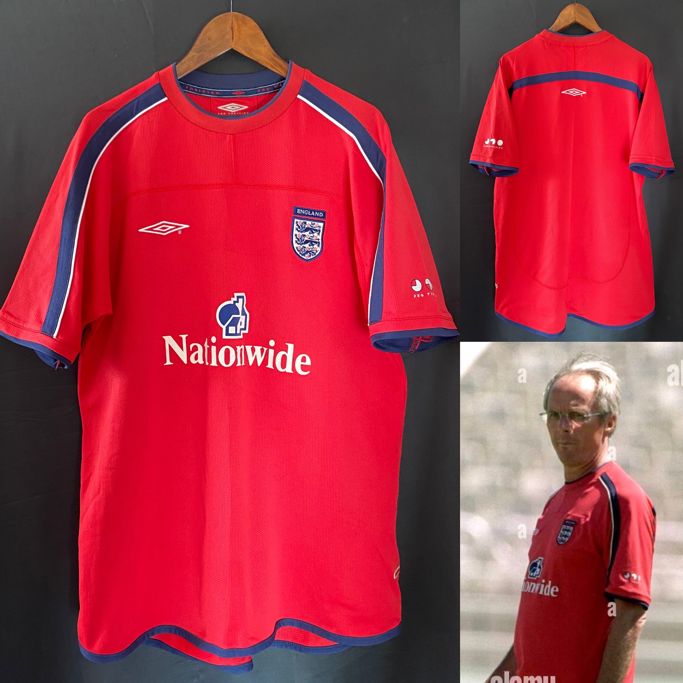 England 2001-2002 Umbro Training Shirt